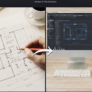 Online Project Drafting Service (AutoCAD & PDF Delivery) From 1000 sq ft to 2500 sq ft